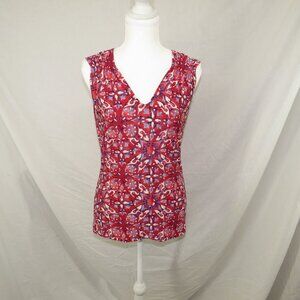 🌸 VINTAGE VIBES CHAPS BOHO MEDIALLION PRINT TOP 🌸